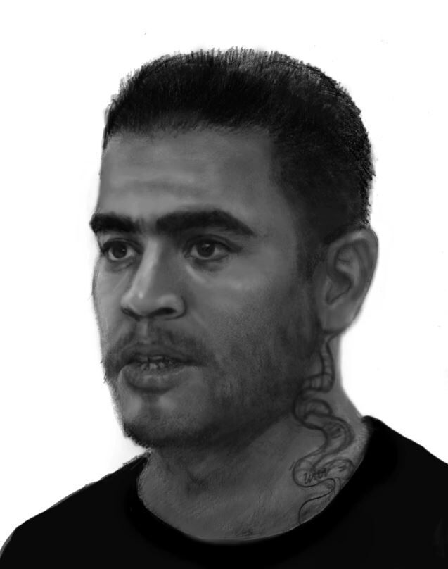 SEXUAL ASSAULT SUSPECT W/ NECK TAT